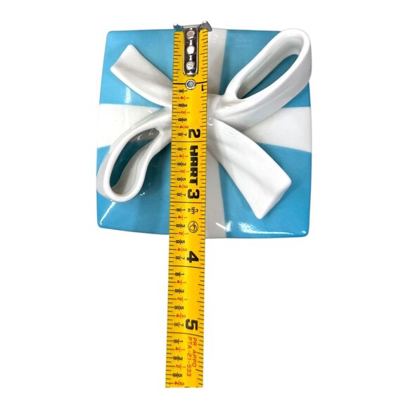 Tiffany & Co Iconic Blue Ceramic Trinket Jewelry Gift Box Decor Collectible 3.5" - Picture 7 of 10